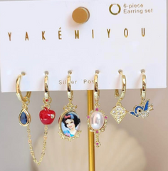 Set de Aretes Blancanieves